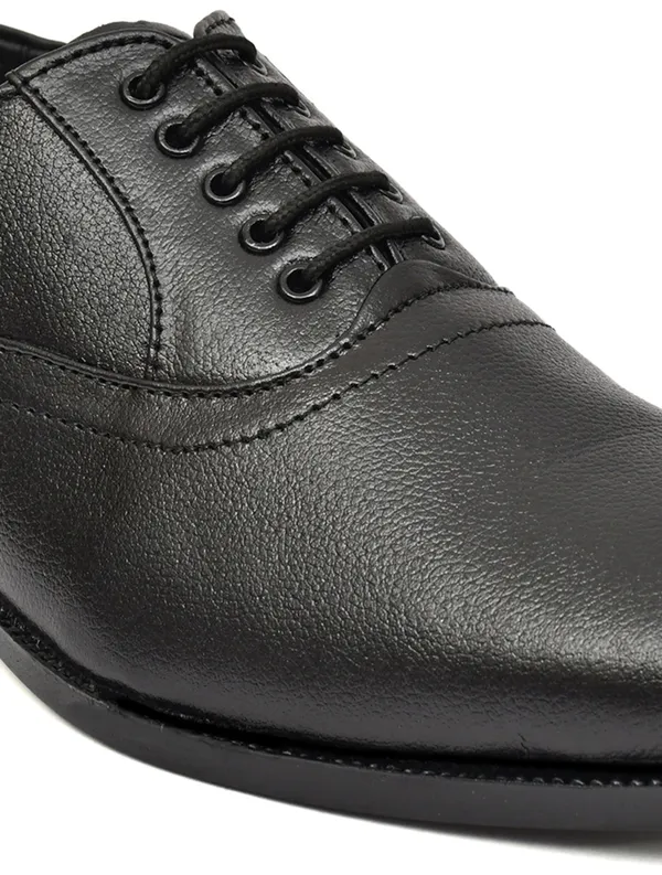 Men_S_Black_Pebbled_Leather_Oxford_Lace_Up_Formal_Shoes_Office_Wedding_Wear