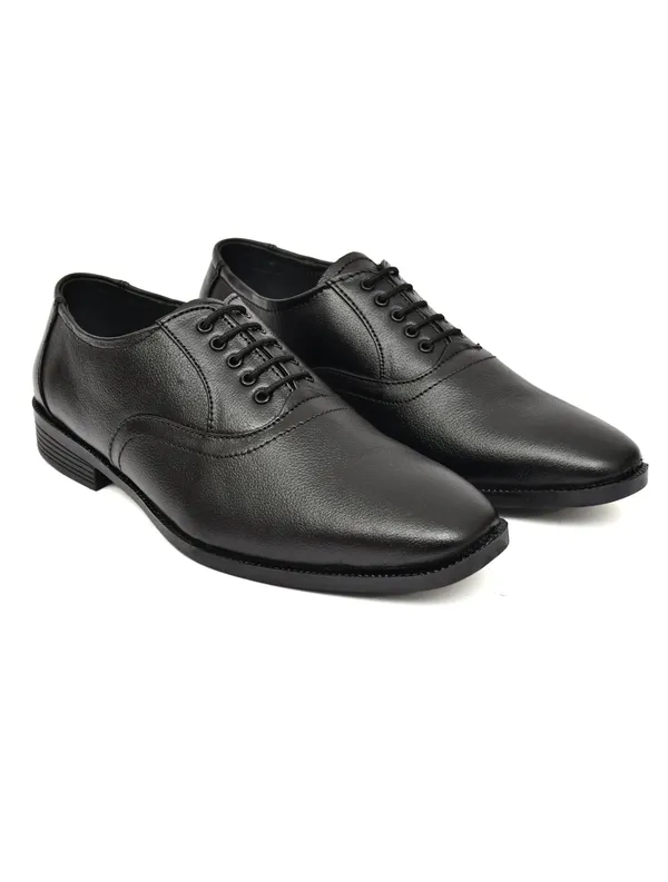 Men_S_Black_Pebbled_Leather_Oxford_Lace_Up_Formal_Shoes_Office_Wedding_Wear