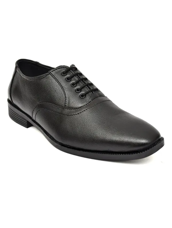 Men_S_Black_Pebbled_Leather_Oxford_Lace_Up_Formal_Shoes_Office_Wedding_Wear