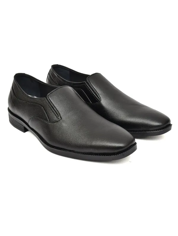Men_S_Black_Pebbled_Leather_Plain_Slip_On_Formal_Shoes_Minimalist_Office_Party_Wear