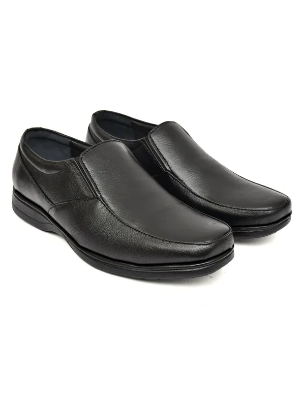 Men_S_Black_Leather_Moc_Toe_Slip_On_Comfort_Formal_Shoes_Extra_Cushioned_Office_Daily_Wear