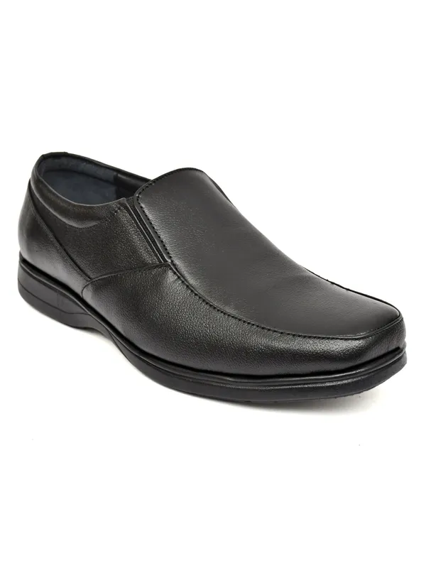 Men_S_Black_Leather_Moc_Toe_Slip_On_Comfort_Formal_Shoes_Extra_Cushioned_Office_Daily_Wear