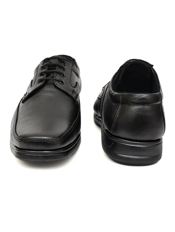 Men_S_Black_Pebbled_Leather_Moc_Toe_Derby_Lace_Up_Comfort_Formal_Shoes_Office_Daily_Wear