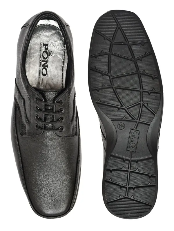 Men_S_Black_Pebbled_Leather_Moc_Toe_Derby_Lace_Up_Comfort_Formal_Shoes_Office_Daily_Wear