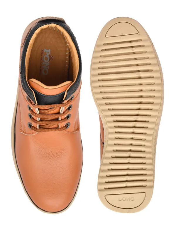 Men_S_Tan_Pebbled_Leather_High_Top_Lace_Up_Casual_Boots_Two_Tone_Ankle_Boots_For_Outdoor_Street_Style