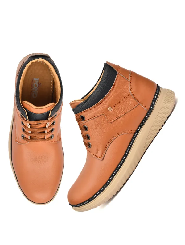 Men_S_Tan_Pebbled_Leather_High_Top_Lace_Up_Casual_Boots_Two_Tone_Ankle_Boots_For_Outdoor_Street_Style