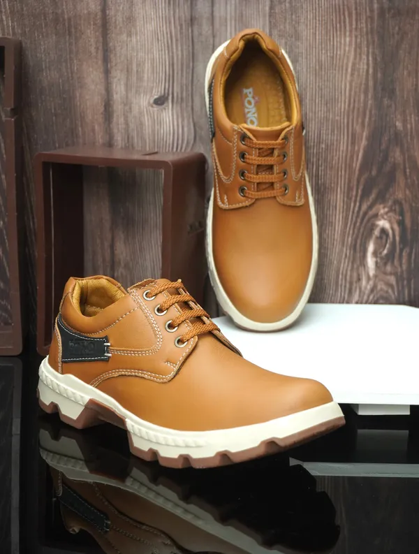 Men_S_Tan_Leather_Low_Top_Lace_Up_Casual_Outdoor_Shoes_Two_Tone_Rugged_Everyday_Sneaker_Boots