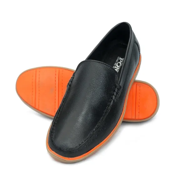 Classic_Black_Leather_Slip_On_Loafers_With_Contrast_Orange_Sole