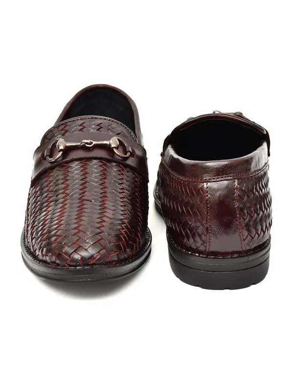 Pono_Men_S_Brown_Handwoven_Leather_Horsebit_Loafers_Premium_Formal_Slip_On_Shoes