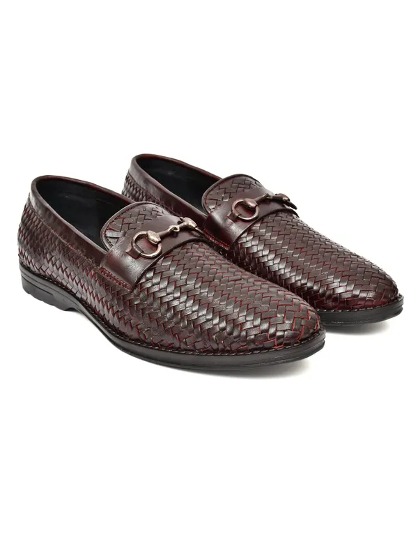 Pono_Men_S_Brown_Handwoven_Leather_Horsebit_Loafers_Premium_Formal_Slip_On_Shoes