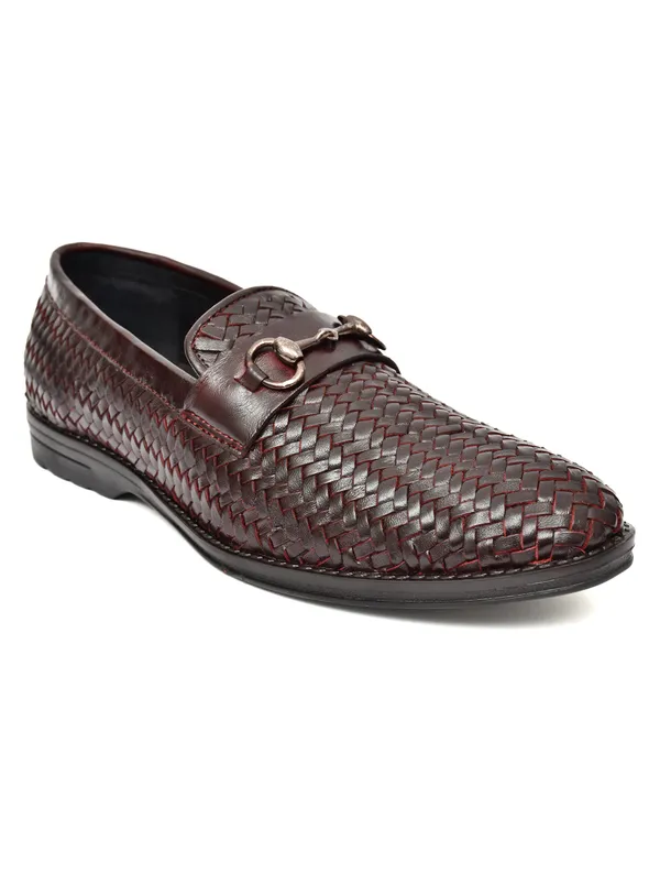 Pono_Men_S_Brown_Handwoven_Leather_Horsebit_Loafers_Premium_Formal_Slip_On_Shoes