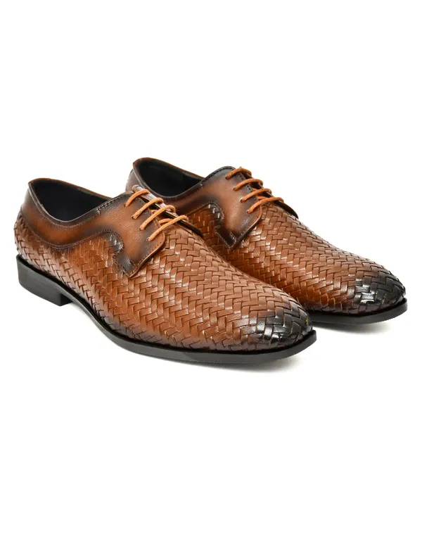 Pono_Men_S_Tan_Handwoven_Leather_Derby_Shoes_Premium_Formal_Lace_Up_Shoes