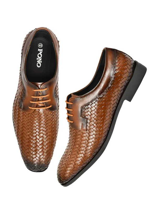 Pono_Men_S_Tan_Handwoven_Leather_Derby_Shoes_Premium_Formal_Lace_Up_Shoes