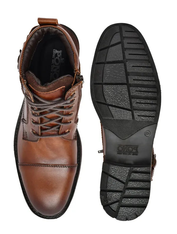 Men_S_Tan_Burnished_Leather_High_Top_Military_Combat_Boots_Cap_Toe_Buckle_Lace_Up_Boots_For_Outdoor_Smart_Casual