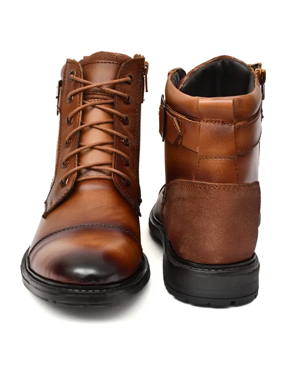 Men_S_Tan_Burnished_Leather_High_Top_Military_Combat_Boots_Cap_Toe_Buckle_Lace_Up_Boots_For_Outdoor_Smart_Casual
