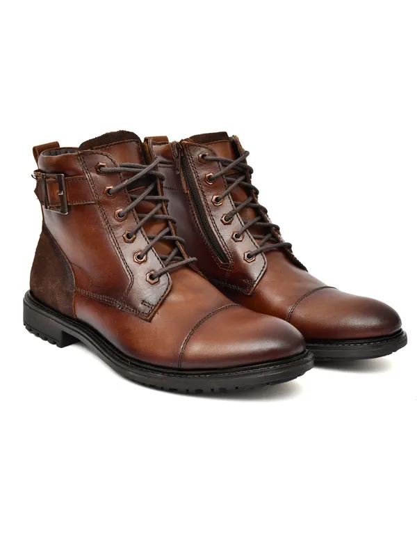 Men_S_Tan_Burnished_Leather_High_Top_Military_Combat_Boots_Cap_Toe_Buckle_Lace_Up_Boots_For_Outdoor_Smart_Casual