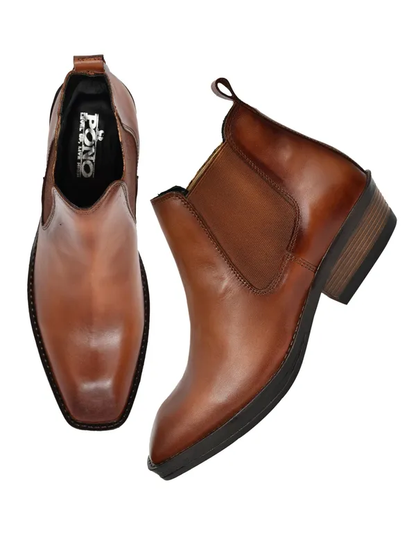Men_S_Tan_Brown_Leather_Chelsea_Ankle_Boots_With_Stacked_Heel