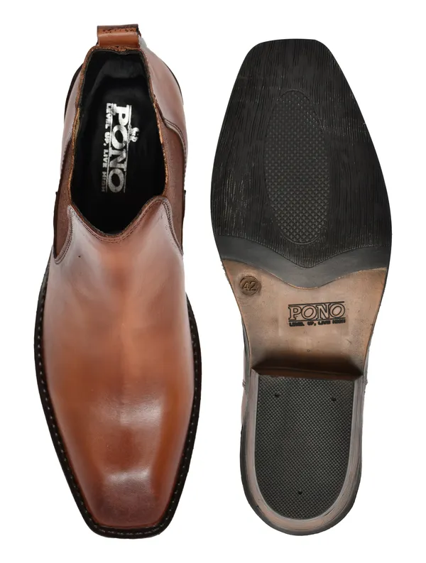 Men_S_Tan_Brown_Leather_Chelsea_Ankle_Boots_With_Stacked_Heel