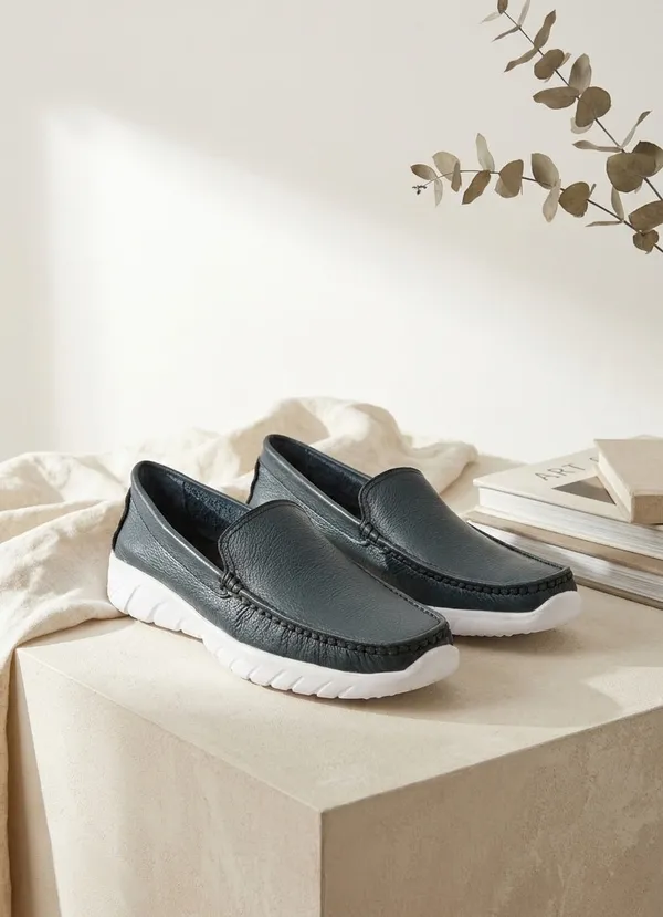 Feather_Light_Teal_Slip_On_Casual_Loafers_For_Men