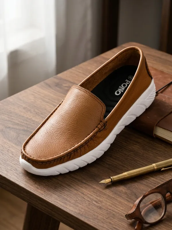 Feather_Light_Tan_Slip_On_Comfort_Loafers_For_Men