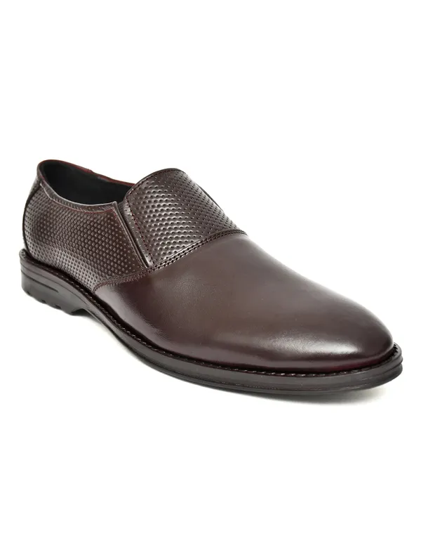 Men_S_Brown_Formal_Slip_On_Dress_Shoes_With_Textured_Side_Panels