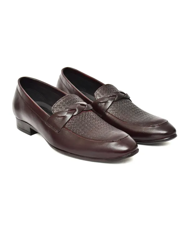 Men_S_Brown_Textured_Loafer_Formal_Shoes