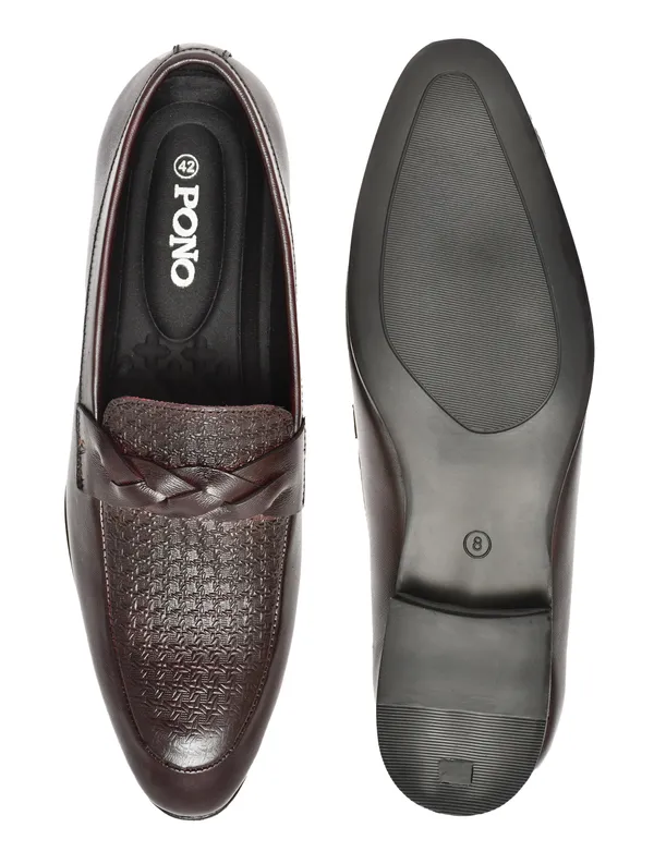 Men_S_Brown_Textured_Loafer_Formal_Shoes
