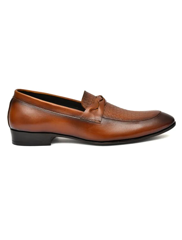Men_S_Tan_Textured_Loafer_Formal_Shoes