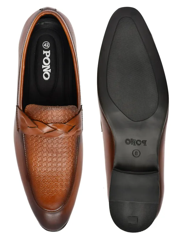 Men_S_Tan_Textured_Loafer_Formal_Shoes