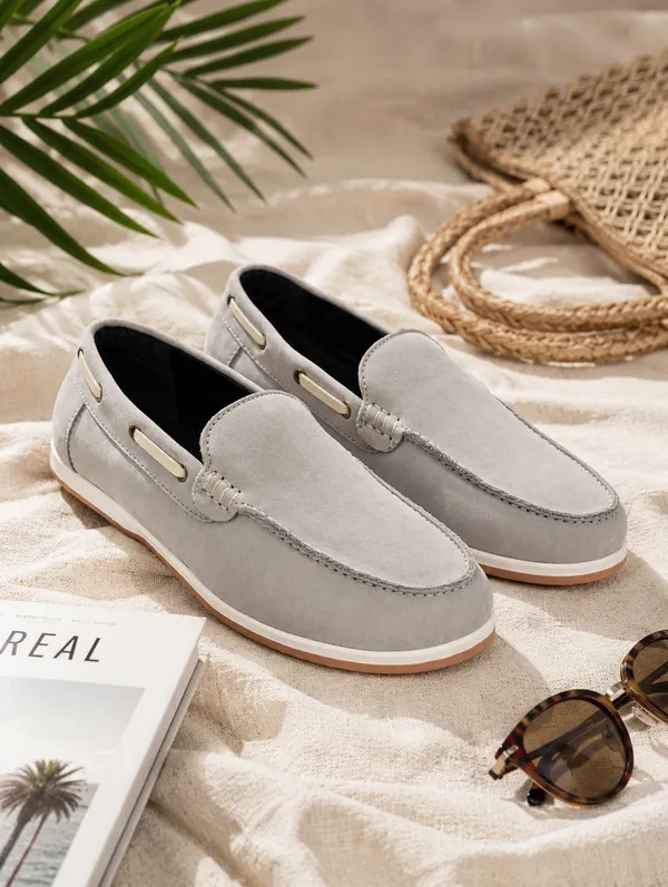 Premium_Beige_Nubuck_Leather_Slip_On_Loafers_For_Men_Casual_Driving_Shoes