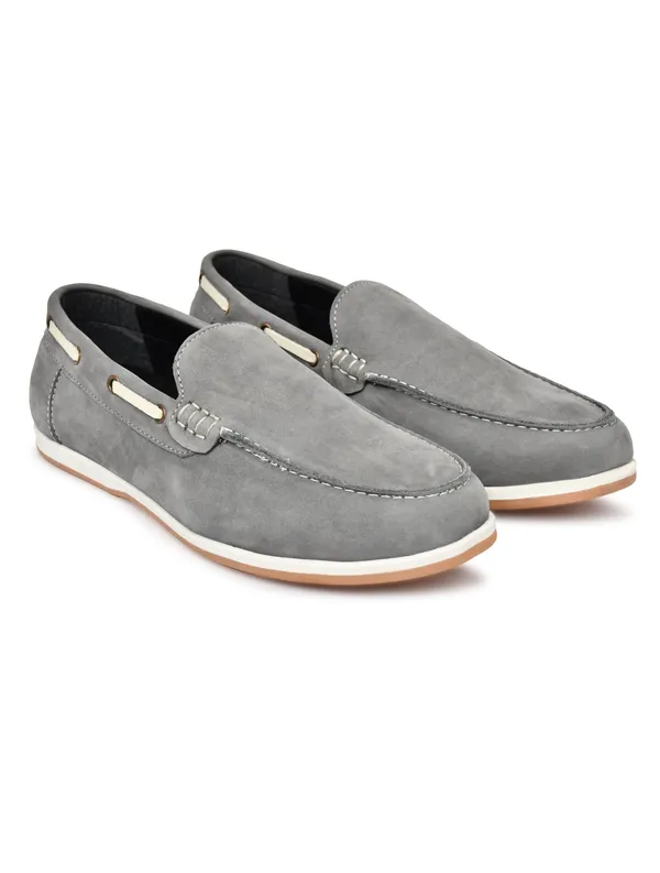 Premium_Grey_Nubuck_Leather_Slip_On_Loafers_For_Men_Smart_Casual_Driving_Shoes