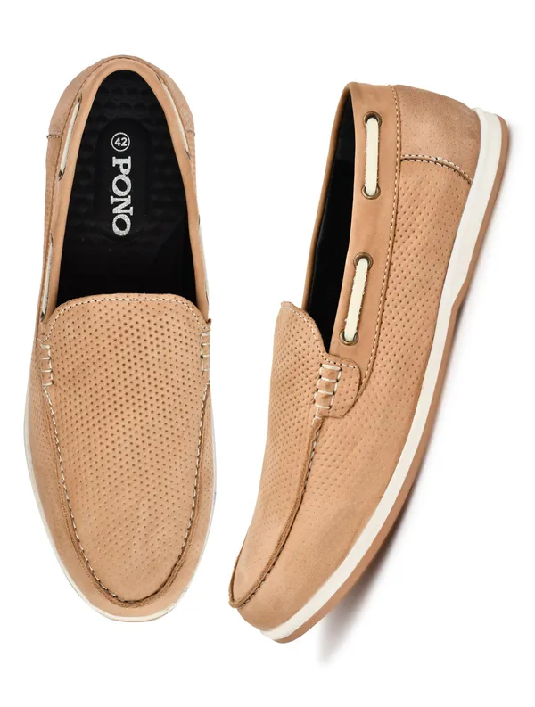 Premium_Camel_Textured_Nubuck_Leather_Slip_On_Loafers_For_Men_Casual_Comfort_Shoes