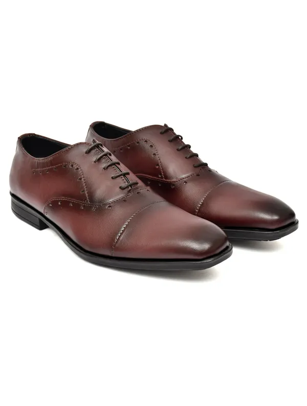 Premium_Brown_Genuine_Leather_Cap_Toe_Oxford_Shoes_For_Men_Classic_Formal_Lace_Up_Shoes