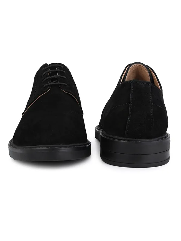 Men_S_Black_Suede_Leather_Derby_Lace_Up_Shoes