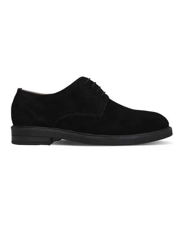 Men_S_Black_Suede_Leather_Derby_Lace_Up_Shoes