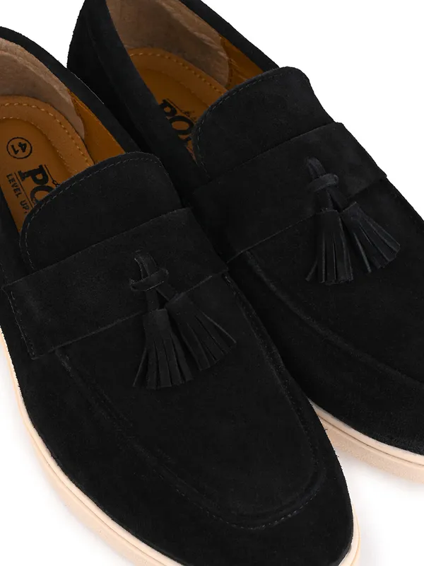 Men_S_Black_Suede_Leather_Tassel_Loafers