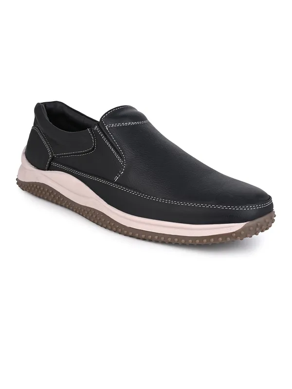 Men_S_Black_Leather_Slip_On_Casual_Sneakers_With_Contrast_Stitching