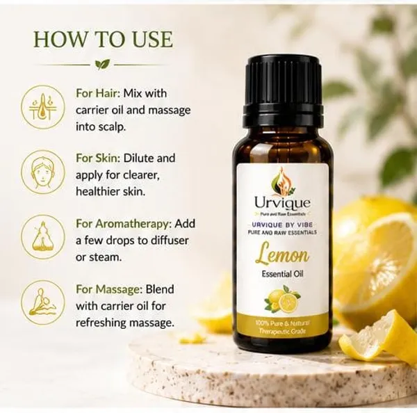 Urvique_Lemon_Essential_Oil_-_Pack_of_2
