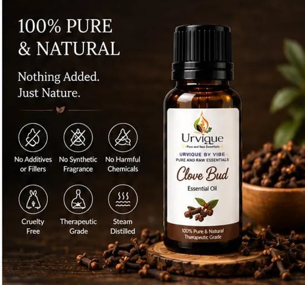 Urvique_Clove_Bud_Essential_Oil