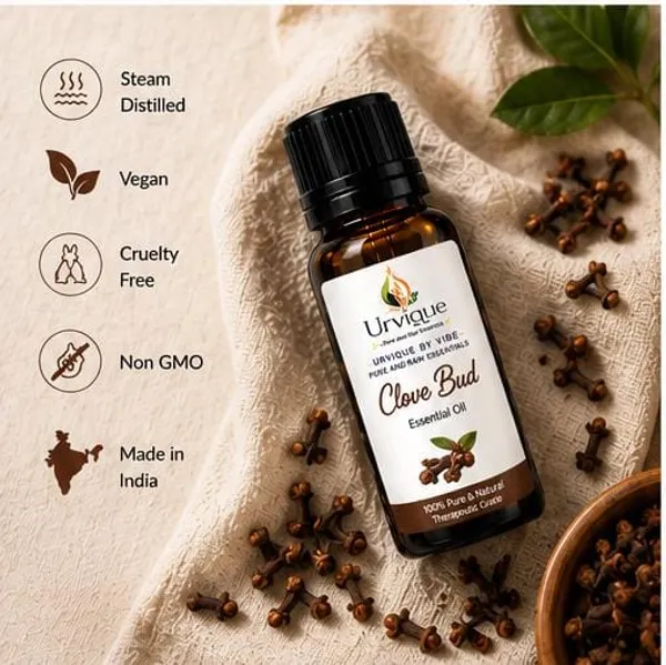 Urvique_Clove_Bud_Essential_Oil