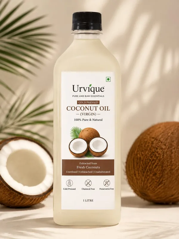Urviqué_Cold_Pressed_Virgin_Coconut_Oil_-_1_Litre
