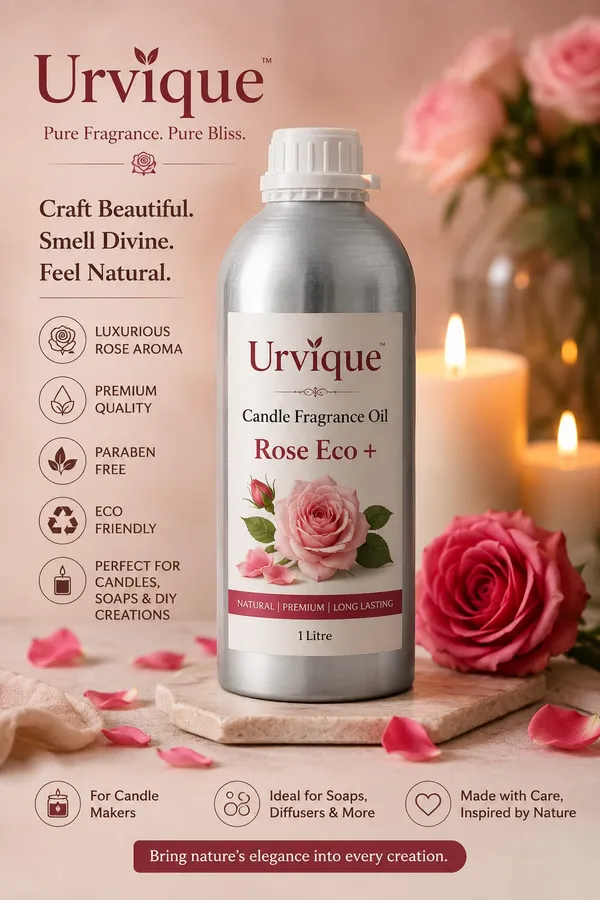 Urvique_Rose_Eco_Plus_Candle_Fragrance_Oil_1_Litre