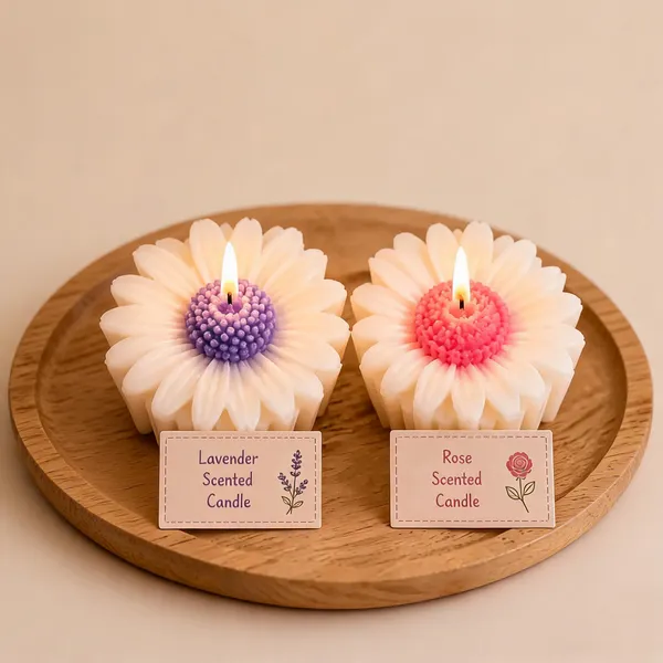 Lavender_And_Rose_Floral_Scented_Candle_Set_-_Set_of_2_-_Pack_of_2