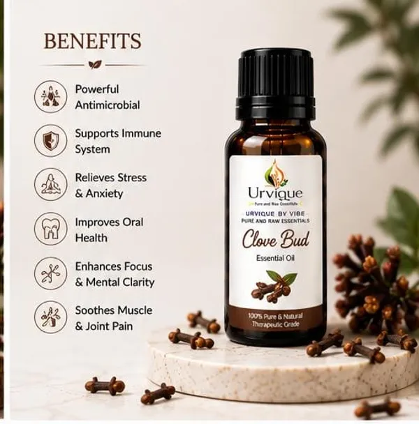 Urvique_Clove_Bud_Essential_Oil