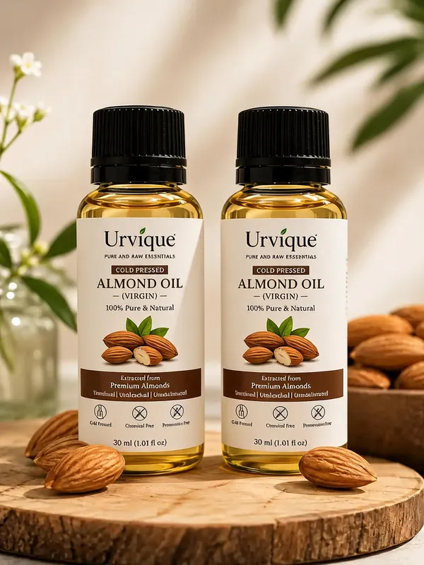 Urvique_Cold_Pressed_Almond_Oil_-_30_ML_-_Pack_of_2