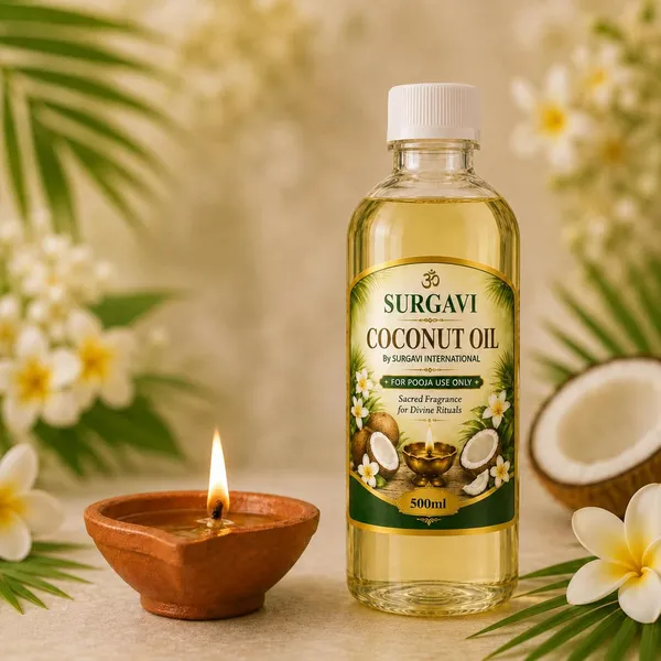 Surgavi_Cold_Pressed_Coconut_Pooja_Oil_For_Diya_And_Temple