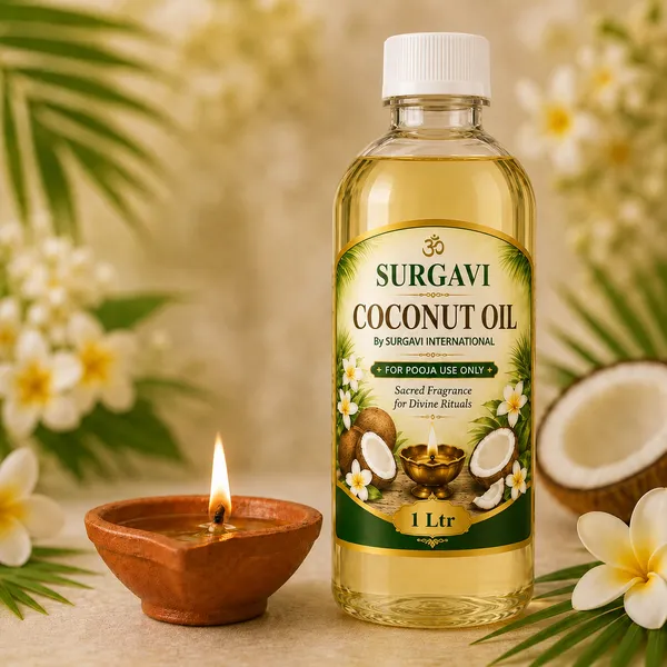 Surgavi_Cold_Pressed_Coconut_Pooja_Oil_For_Diya_And_Temple