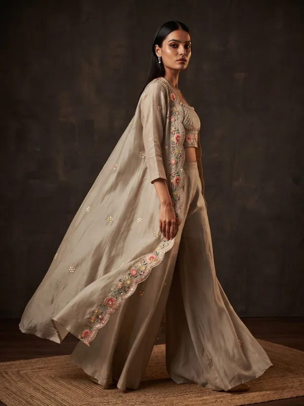 Beige_Embroidered_Jacket_Style_Ethnic_Set_for_Women