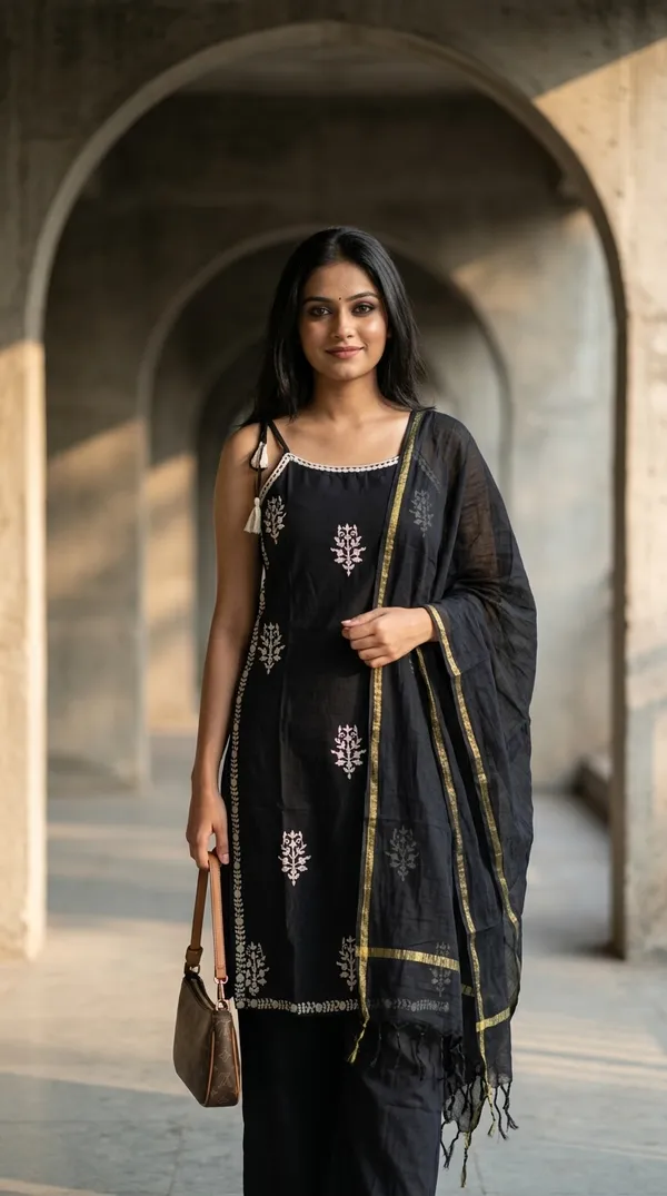 Black_Embroidered_Ethnic_Suit_Set_for_Women