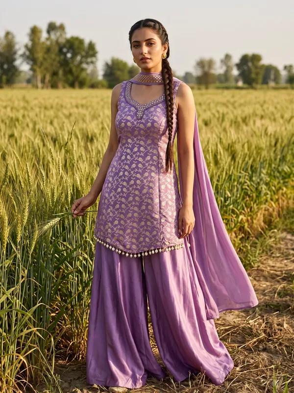 Purple_Embroidered_Straight_Kurta_Set_for_Women
